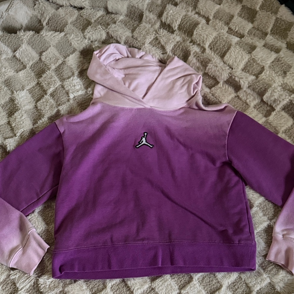 Jordan Kids Purple and Pink Hoodie